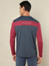Men Colorblock Slim Fit Crew Neck T-shirt with TECHNO COOL+