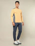 Men Colorblock Slim Fit Crew Neck T-shirt with TECHNO COOL+