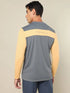 Men Colorblock Slim Fit Crew Neck T-shirt with TECHNO COOL+