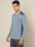 Men Colorblock Slim Fit Crew Neck T-shirt with TECHNO COOL+