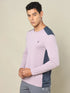 Men Colorblock Slim Fit Crew Neck T-shirt with TECHNO COOL+