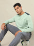 Men Colorblock Slim Fit Crew Neck T-shirt with TECHNO COOL+