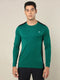 Men Colorblock Slim Fit Crew Neck T-shirt with TECHNO COOL+