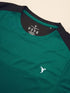 Men Colorblock Slim Fit Crew Neck T-shirt with TECHNO COOL+