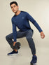 Men Colorblock Slim Fit Crew Neck T-shirt with TECHNO COOL+