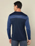 Men Colorblock Slim Fit Crew Neck T-shirt with TECHNO COOL+
