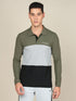 Men Solid Slim Fit Polo T-shirt with MATPIQ