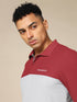 Men Solid Slim Fit Polo T-shirt with MATPIQ