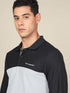 Men Solid Slim Fit Polo T-shirt with MATPIQ