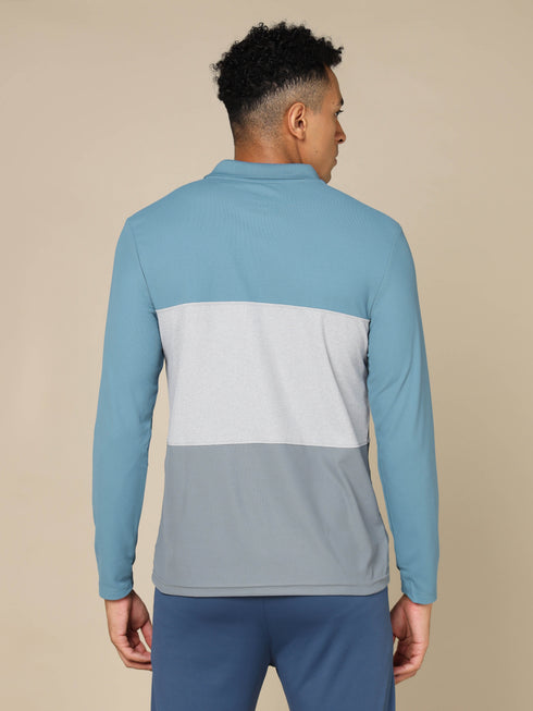 Men Solid Slim Fit Polo T-shirt with MATPIQ