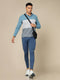 Men Solid Slim Fit Polo T-shirt with MATPIQ