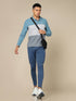 Men Solid Slim Fit Polo T-shirt with MATPIQ