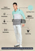 Men Solid Slim Fit Polo T-shirt with MATPIQ