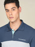 Men Solid Slim Fit Polo T-shirt with MATPIQ