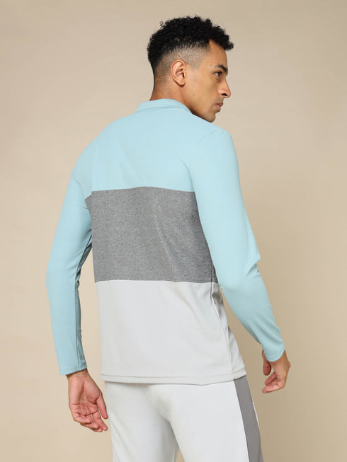 Men Solid Slim Fit Polo T-shirt with MATPIQ