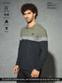 Men Colorblock Slim Fit Polo T-shirt with MATPIQ