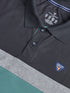 Men Colorblock Slim Fit Polo T-shirt with MATPIQ