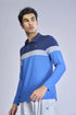 Men Colorblock Slim Fit Polo T-shirt with MATPIQ