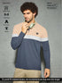 Men Colorblock Slim Fit Polo T-shirt with MATPIQ