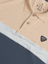 Men Colorblock Slim Fit Polo T-shirt with MATPIQ