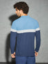 Men Colorblock Slim Fit Polo T-shirt with MATPIQ