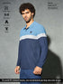 Men Colorblock Slim Fit Polo T-shirt with MATPIQ