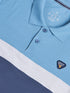 Men Colorblock Slim Fit Polo T-shirt with MATPIQ