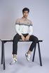 Men Colorblock Slim Fit Polo T-shirt with MATPIQ