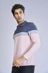 Men Colorblock Slim Fit Polo T-shirt with MATPIQ
