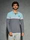 Men Colorblock Slim Fit Polo T-shirt with MATPIQ