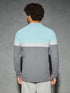 Men Colorblock Slim Fit Polo T-shirt with MATPIQ