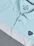 Men Colorblock Slim Fit Polo T-shirt with MATPIQ