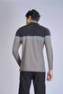 Men Colorblock Slim Fit Polo T-shirt with MATPIQ