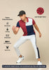 Men Colorblock Slim Fit Polo T-shirt with TECHNO COOL+