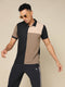 Men Colorblock Slim Fit Polo T-shirt with TECHNO COOL+