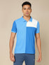 Men Colorblock Slim Fit Polo T-shirt with TECHNO COOL+