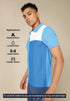 Men Colorblock Slim Fit Polo T-shirt with TECHNO COOL+
