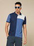 Men Colorblock Slim Fit Polo T-shirt with TECHNO COOL+