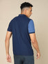Men Colorblock Slim Fit Polo T-shirt with TECHNO COOL+