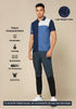 Men Colorblock Slim Fit Polo T-shirt with TECHNO COOL+