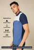 Men Colorblock Slim Fit Polo T-shirt with TECHNO COOL+