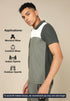 Men Colorblock Slim Fit Polo T-shirt with TECHNO COOL+