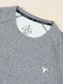 Men Melange Slim Fit Crew Neck T-shirt with MELANGE