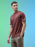 Men Melange Slim Fit Crew Neck T-shirt with MELANGE