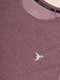 Men Melange Slim Fit Crew Neck T-shirt with MELANGE