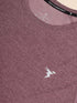 Men Melange Slim Fit Crew Neck T-shirt with MELANGE