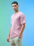 Men Melange Slim Fit Crew Neck T-shirt with MELANGE