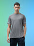 Men Melange Slim Fit Crew Neck T-shirt with MELANGE
