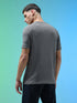 Men Melange Slim Fit Crew Neck T-shirt with MELANGE