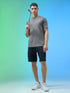 Men Melange Slim Fit Crew Neck T-shirt with MELANGE